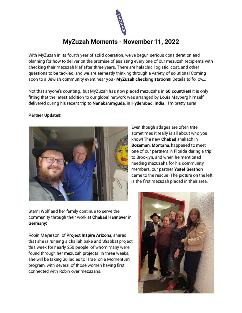 thumbnail of MyZuzah Moments – November 11, 2022